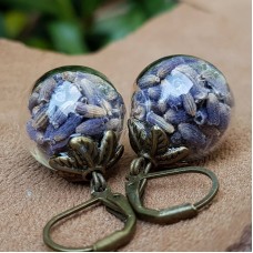 Lovely Lavender - oorbellen